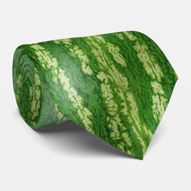 Watermelon Skin Texture Pattern Neck Tie (Rolled)