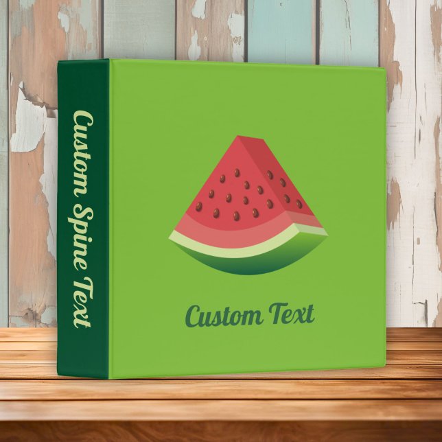 Watermelon Slice 3 Ring Binder (Creator Uploaded)