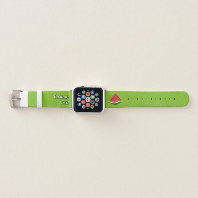 Watermelon slice apple watch band (Front)