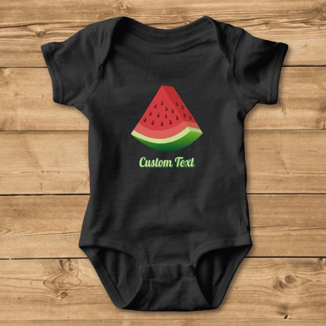 Watermelon Slice Baby Bodysuit (Creator Uploaded)