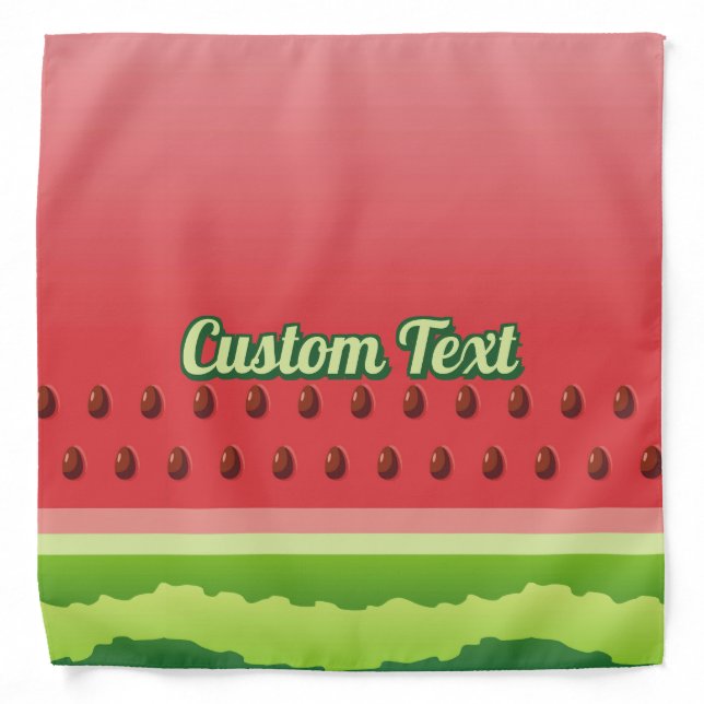 Watermelon Slice Background Bandana (Front)