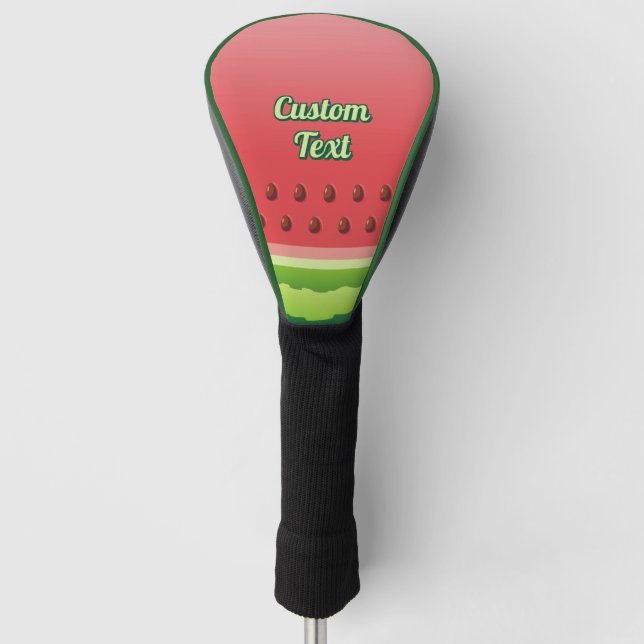 Watermelon Slice Background Golf Head Cover (Front)