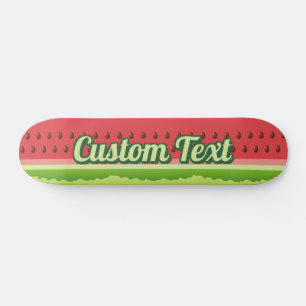 Watermelon slice background skateboard