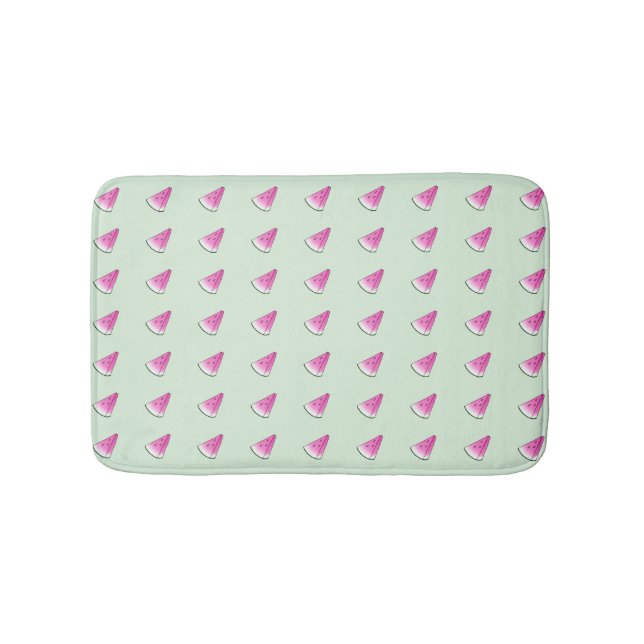 Watermelon slice bathroom mat (Front)