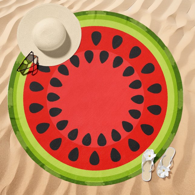 Watermelon Slice Beach Towel (Creator Uploaded)