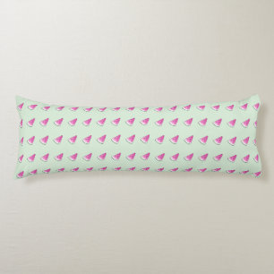 Watermelon slice body pillow