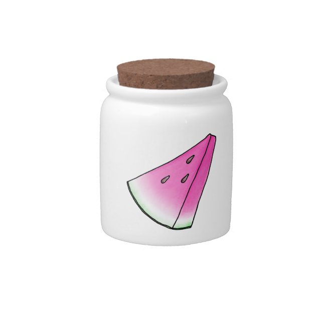 Watermelon slice candy jar (Front)