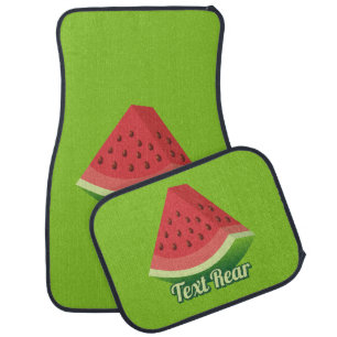 Watermelon Slice Car Floor Mat