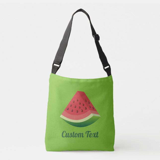 Watermelon Slice Crossbody Bag (Front)