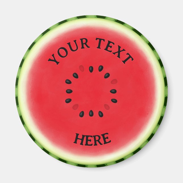 Watermelon Slice Custom Magnet (Front)