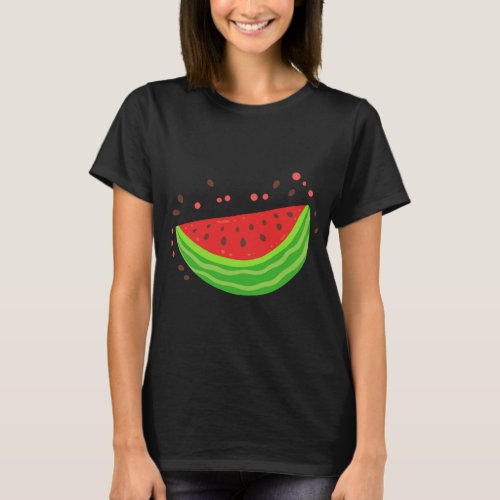 Watermelon Slice Fruit T_Shirt