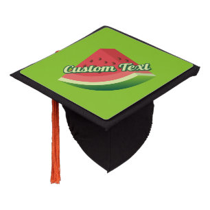 Watermelon Slice Graduation Cap Topper