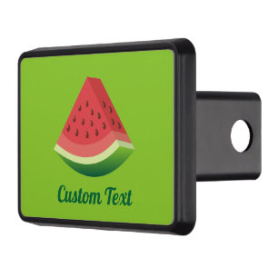 Watermelon slice hitch cover