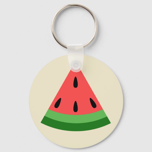 Watermelon Slice Keychain (Front)