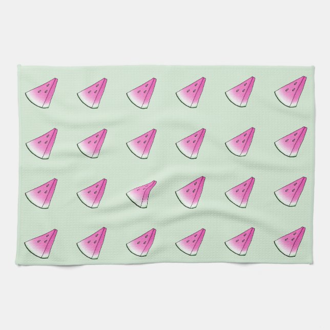 Watermelon slice kitchen towel (Horizontal)