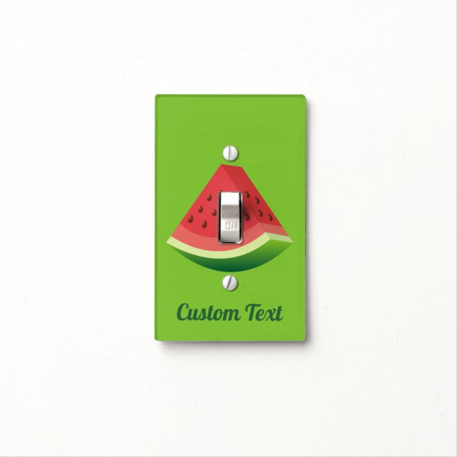 Watermelon Slice Light Switch Cover (In Situ)