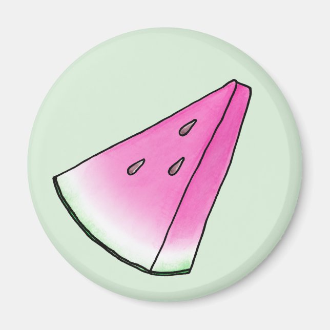 Watermelon slice magnet (Front)