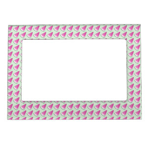 Watermelon slice magnetic frame