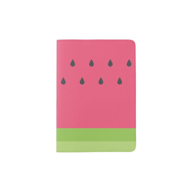 Watermelon Slice Passport Holder (Front)