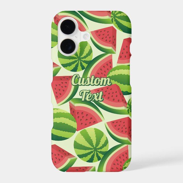 Watermelon Slice Pattern Case-Mate iPhone Case (Back)