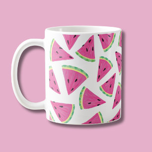 Watermelon Slice Pattern Coffee Mug