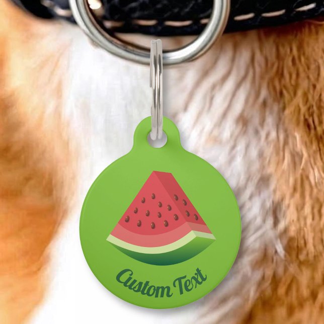 Watermelon Slice Pet ID Tag (Creator Uploaded)