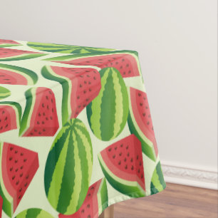 Watermelon slice seamless background tablecloth