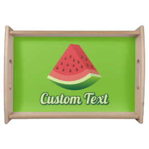 Watermelon Slice Serving Tray