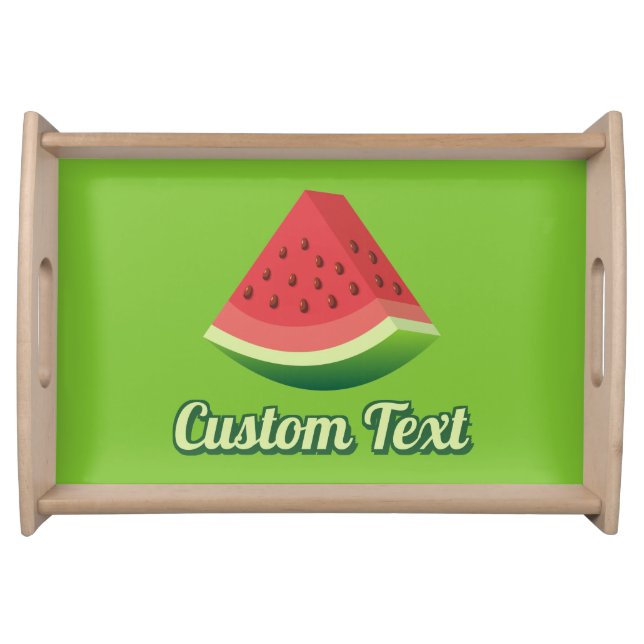 Watermelon Slice Serving Tray (Front)