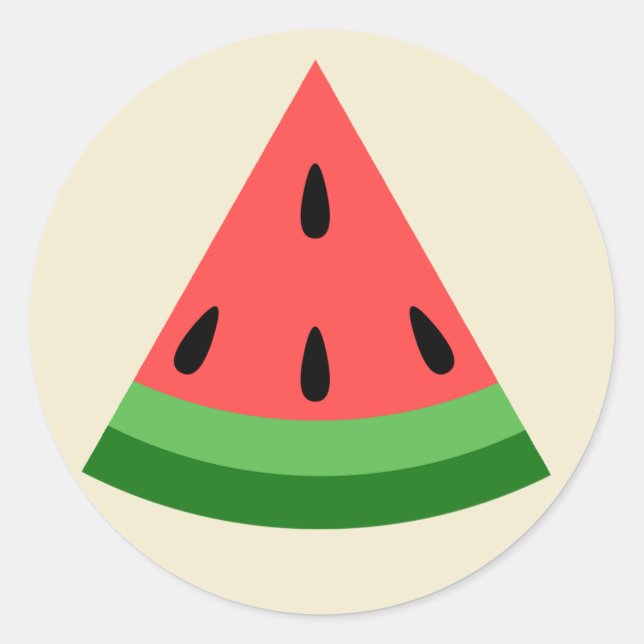 Watermelon Slice Sticker (Front)