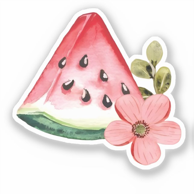 Watermelon Slice Sticker (Front)
