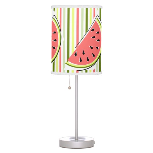 Watermelon Slice Stripe Thin Table Lamp (Right)