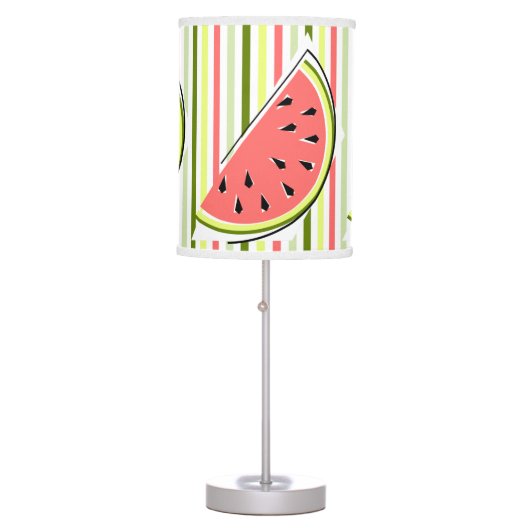 Watermelon Slice Stripe Thin Table Lamp (Front)