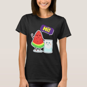 Watermelon Slice Sugar Saying Hi Summer T-Shirt