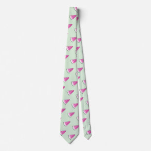 Watermelon slice tie