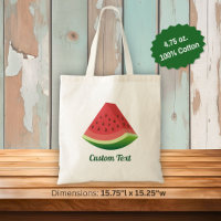 Watermelon Slice Tote Bag
