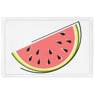 Watermelon Slice tray rectangle