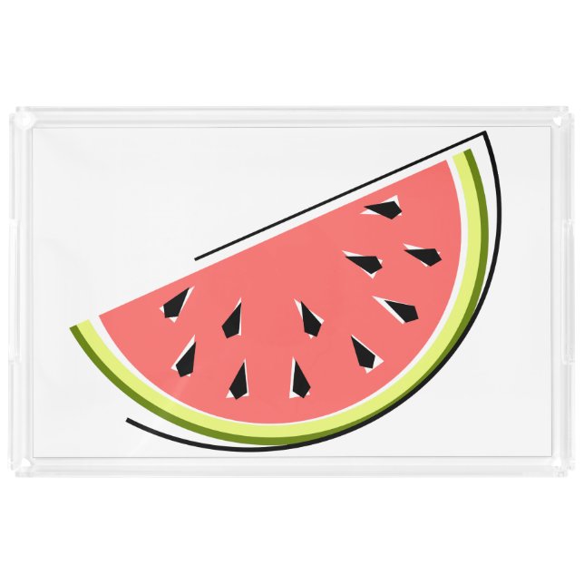 Watermelon Slice tray rectangle (Front)