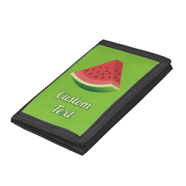 Watermelon Slice Tri-fold Wallet (Bottom)