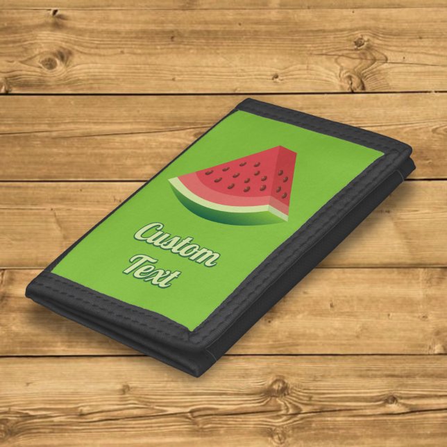 Watermelon Slice Tri-fold Wallet (Creator Uploaded)