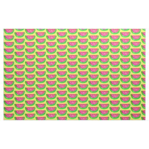 Watermelon slice watercolour fruit pop art fabric
