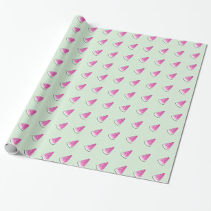 Watermelon slice wrapping paper