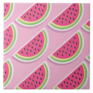 Watermelon slices ceramic tile