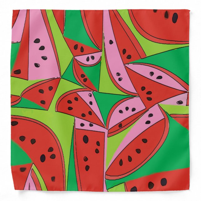 Watermelon Slices Design Bandana (Front)