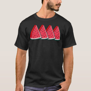Watermelon Slices Melon Summer Vacation Season Fru T-Shirt