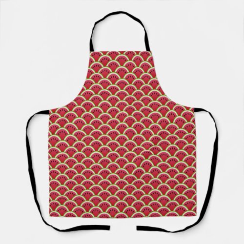 Watermelon Slices Pattern Apron