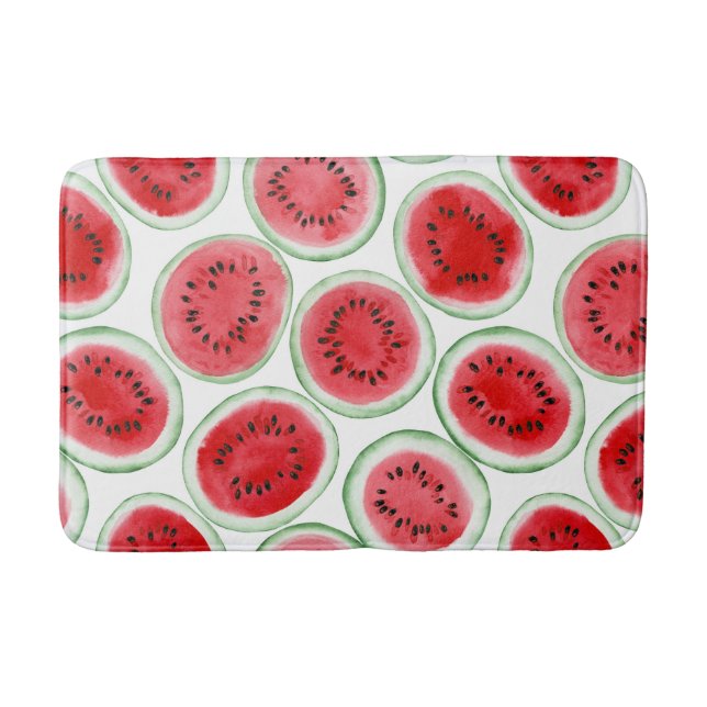 Watermelon slices pattern bath mat (Front)