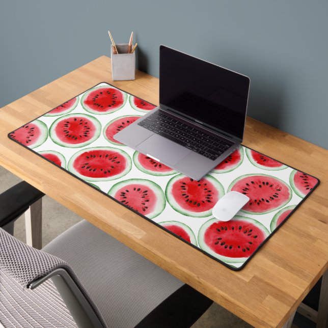 Watermelon slices pattern desk mat (Office 2)
