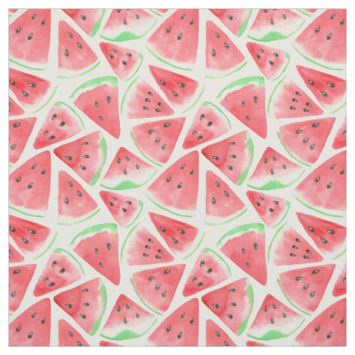 Watermelon slices pattern fabric