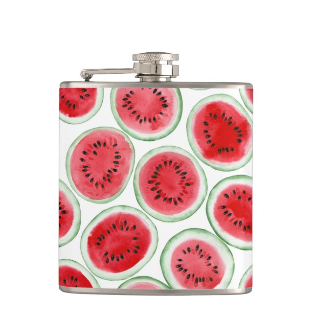 Watermelon slices pattern flask (Front)